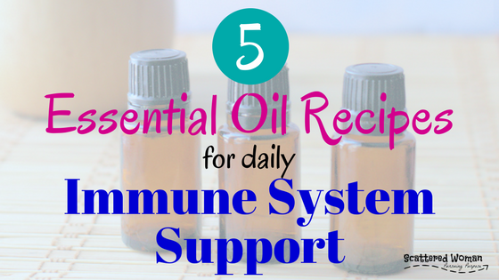 Nearly ever day, our immune systems are under attack. Here are my top 5 essential oil recipes for daily immune system support!